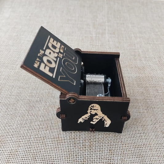 Caja de Música de Madera Negra