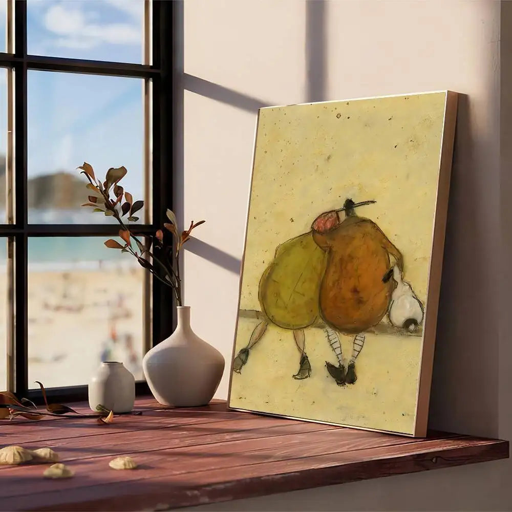 Cuadro “Life and Love” de Sam Toft – Póster Abstracto Autoadhesivo