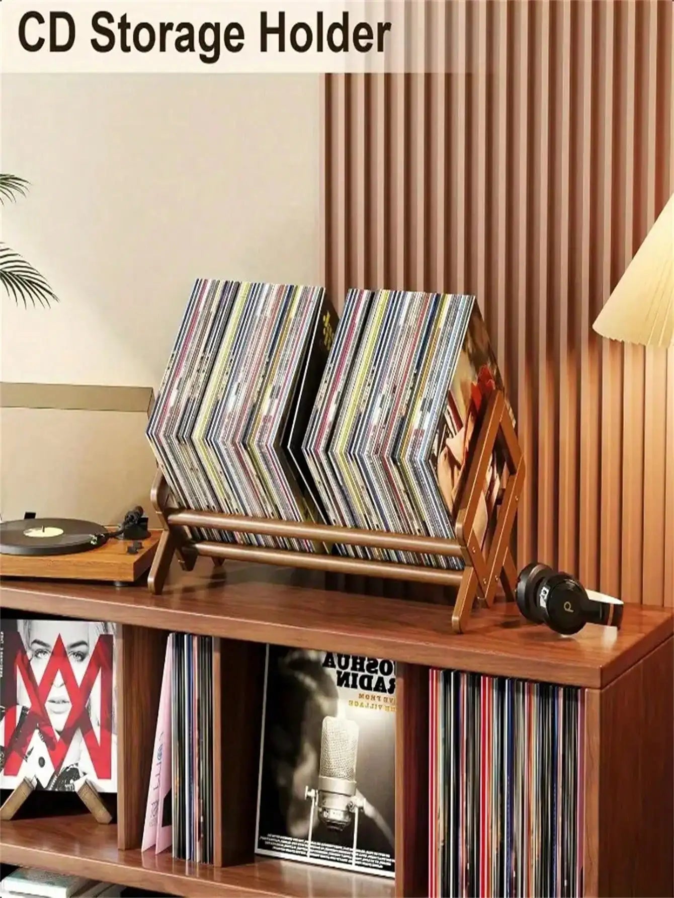 Organizador de Escritorio Creativo de Bambú