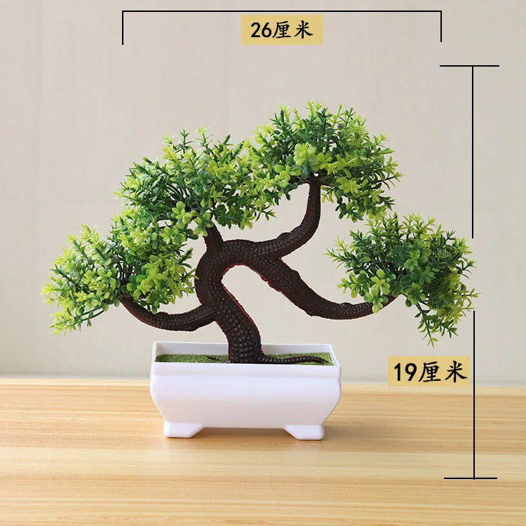 Bonsái Artificial en Maceta – Planta Decorativa de Mesa