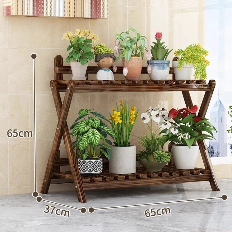 Estantería de Madera para Plantas – Multiuso y de Varias Capas