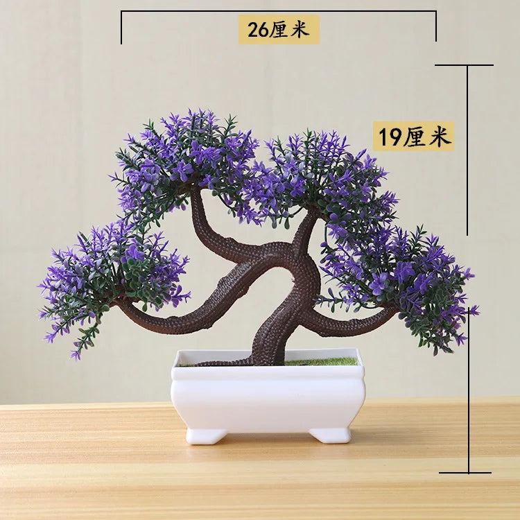 Bonsái Artificial en Maceta – Planta Decorativa de Mesa