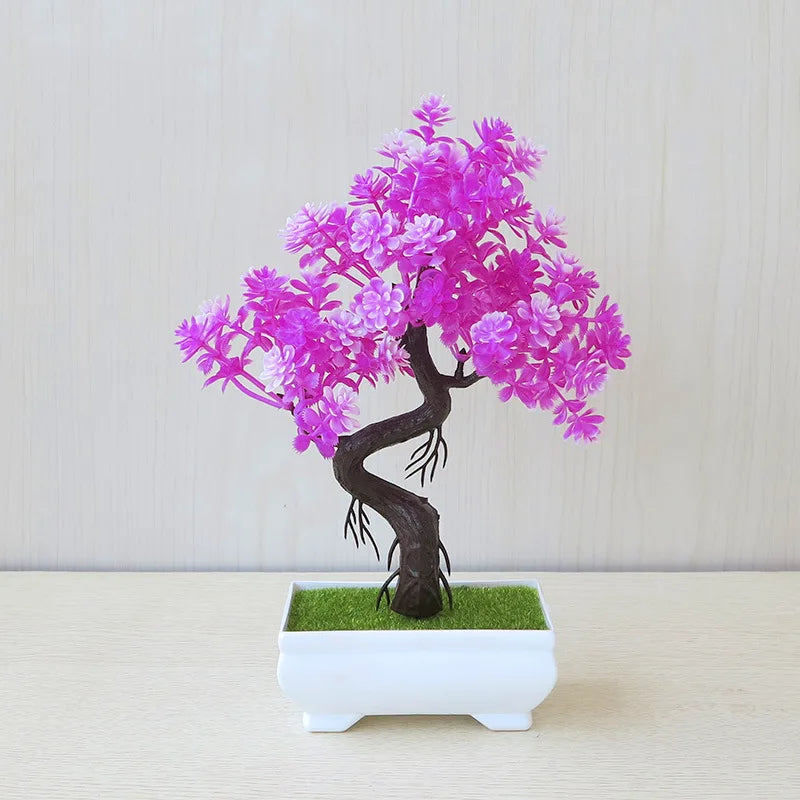 Bonsái Artificial en Maceta – Decoración de Mesa Zen