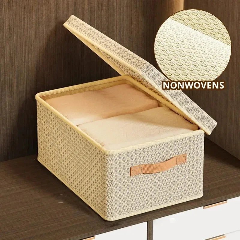 Caja de Almacenamiento de Tela para Ropa y Hogar