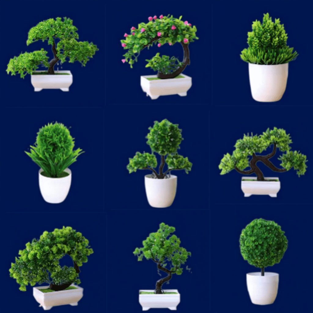 Bonsái Artificial en Maceta – Planta Decorativa de Mesa
