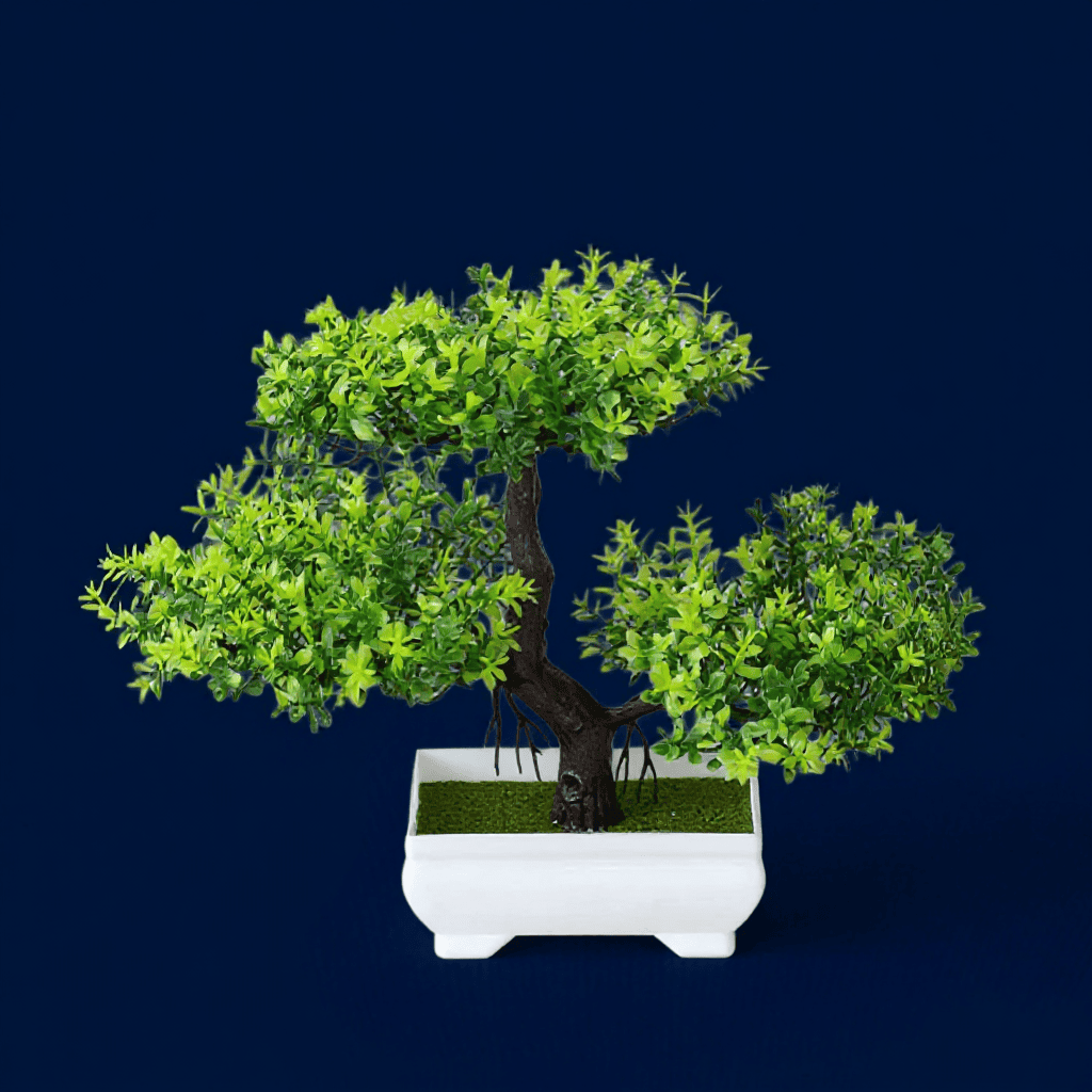 Bonsái Artificial en Maceta – Decoración de Mesa Zen