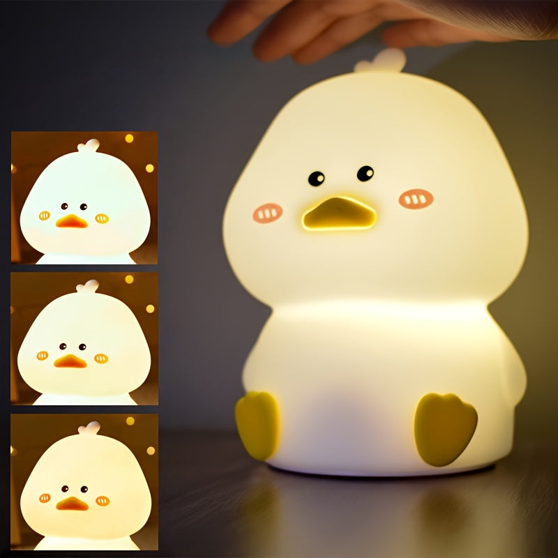Lámpara Infantil Recargable Pato Inteligente