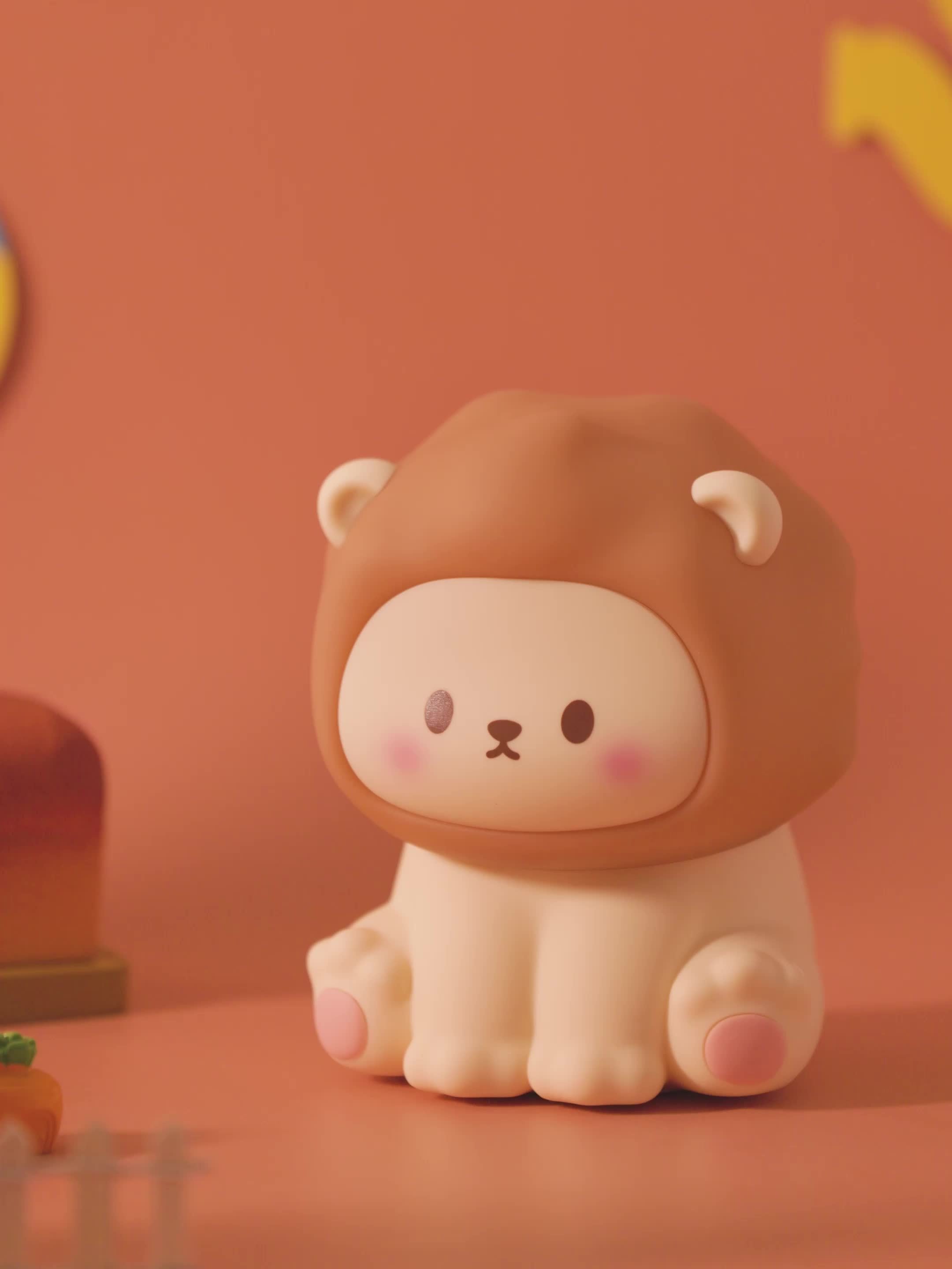 Lámpara Infantil Recargable León – ¡Compra 1 y Elige Otra Gratis!