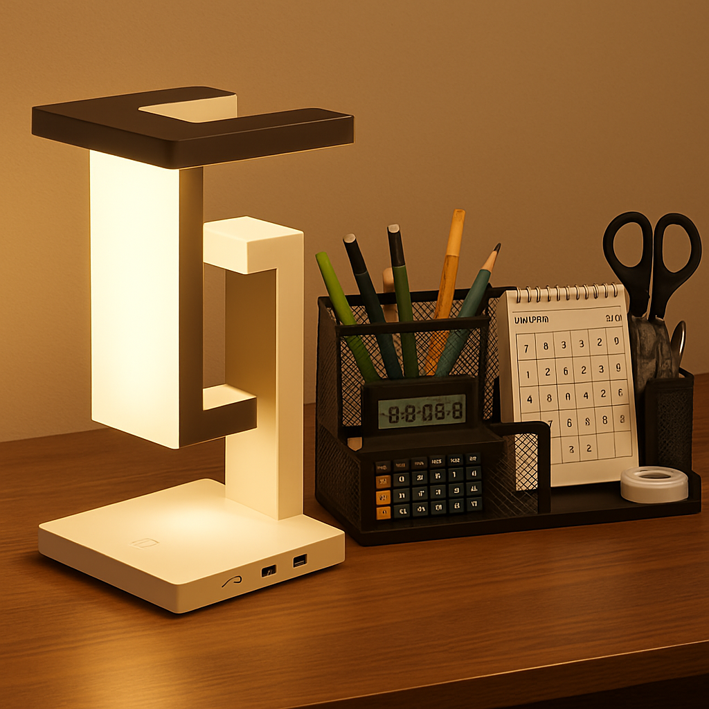 ¡Pack especial! Compra una lámpara y llévate gratis un organizador de escritorio